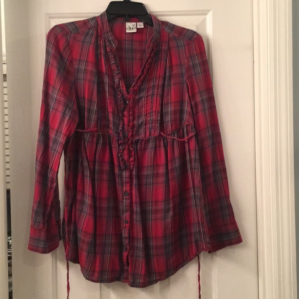 5 for $25 Plaid Maternity top